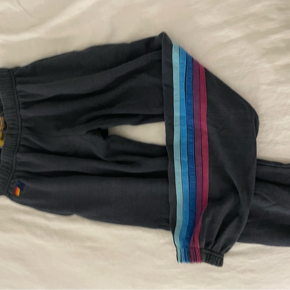 Aviator Nation 5 stripe sweatpants